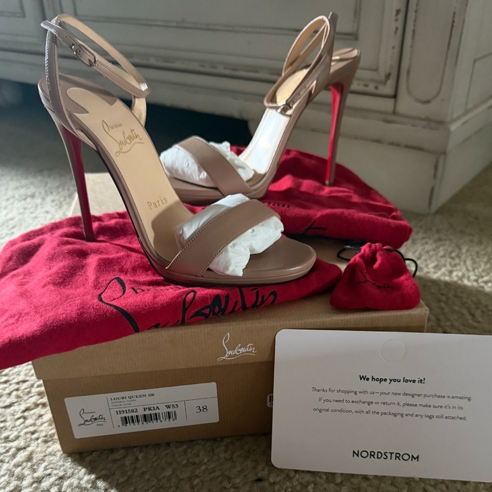 Christian Louboutin Blush Pink Stiletto Heels